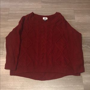 Red Old Navy Sweater